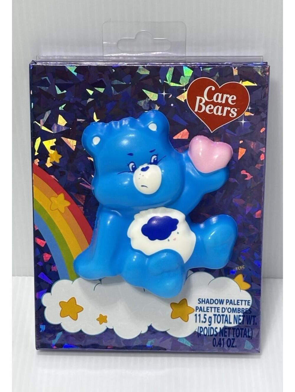 Care Bears Grumpy Bear Shadow Palette 8 Shade Makeup Eye Powder Blue Heart NIB
